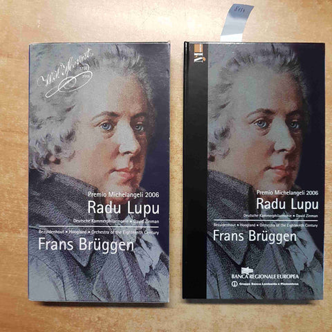 MOZART PREMIO MICHELANGELI 2006 RADU LUPU FRANS BRUGGEN: LIBRO+COFANETTO+CD+DVD