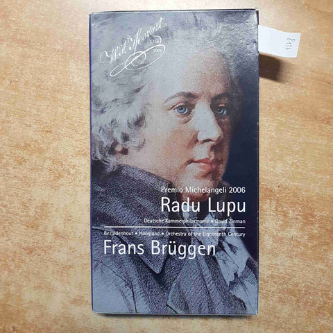 MOZART PREMIO MICHELANGELI 2006 RADU LUPU FRANS BRUGGEN: LIBRO+COFANETTO+CD+DVD
