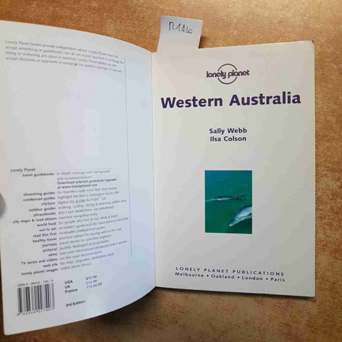 WESTERN AUSTRALIA - LONELY PLANET 2001 WEBB, COLSON - GUIDA INGLESE - PERTH