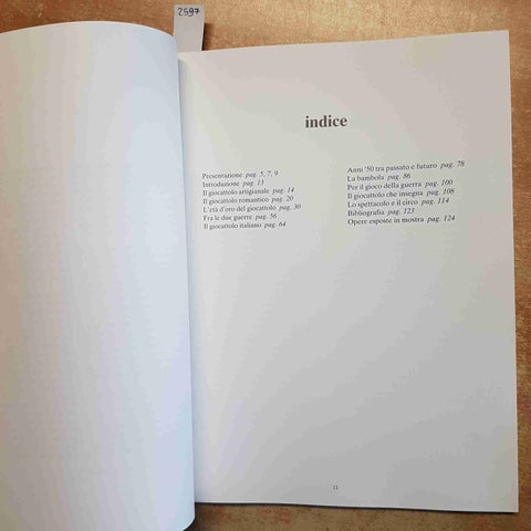 IL TEMPO DEI BALOCCHI GIOCATTOLI DAL XVIII SECOLO AD OGGI FABBRI 1988 CATALOGO