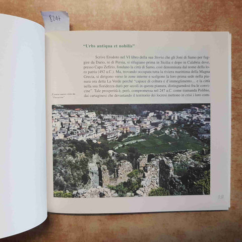 SAMO URBS ANTIQUA ET NOBILIS CALABRIA ASPROMONTE STORIA 2002 TURISMO ILLUSTRATO