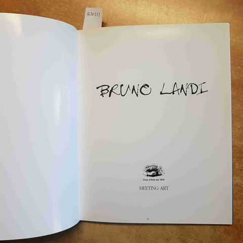 BRUNO LANDI - CATALOGO D'ARTE MEETING ART 1994 PITTURA CONTEMPORANEA ILLUSTRATO