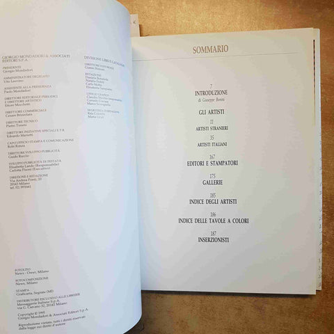 GRAFICA N. 23 GIORGIO MONDADORI ANNUARIO 1995 CATALOGO ARTE INCISIONI LITOGRAFIE