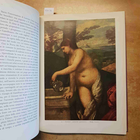 GIORGIONE - PAOLA DELLA PERGOLA - ALDO MARTELLO - ARTE PITTURA VENEZIANA 1955