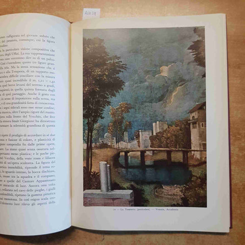 GIORGIONE - PAOLA DELLA PERGOLA - ALDO MARTELLO - ARTE PITTURA VENEZIANA 1955