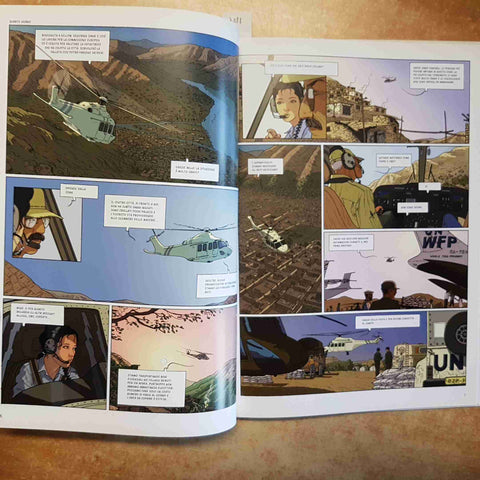 ERIK BONGERS DISASTRO NASCOSTO 2010 FUMETTO UNIONE EUROPEA AIUTI UMANITARI
