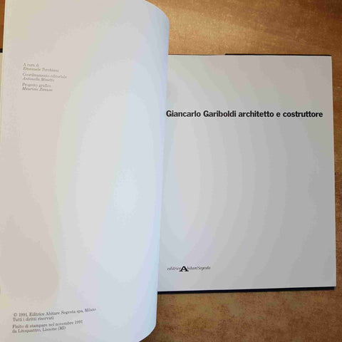 GIANCARLO GARIBOLDI ARCHITETTO E COSTRUTTORE - ABITARE SEGESTA 1991 ARCHITETTURA