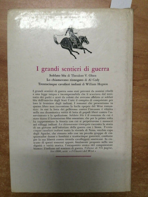 HOWARD FAST - L'ULTIMA VITTORIA DEI CHEYENNE - LONGANESI 1974 ILLUSTRATO (