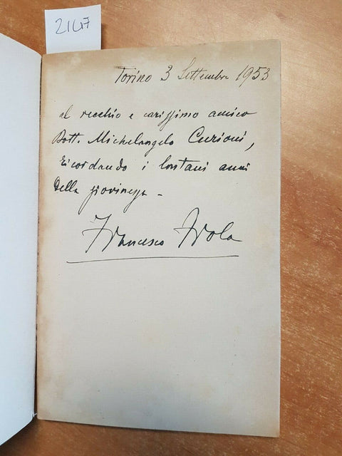 FRANCESCO FROLA - LA DISFATTA DI DE GASPERI - 7 GIUGNO 1953 AUTOGRAFATO! (2