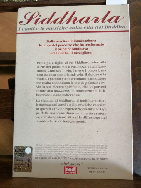 CD musica SIDDHARTA I CANTI E LE MUSICHE SULLA VITA DEL BUDDHARed Edizioni(