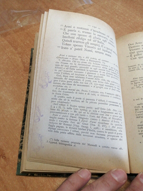 DEI SEPOLCRI CARME DI UGO FOSCOLO 1889 FRANCESCO TREVISAN - TEDESCHI ED. (1