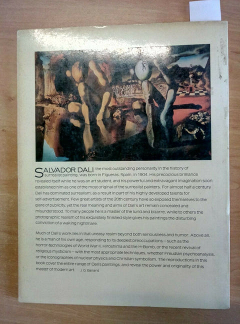 DALI WITH AN ITRODUCTION BY J.BALLARD 1974 +EX LIBRIS CHINA SU CARTONCINO (