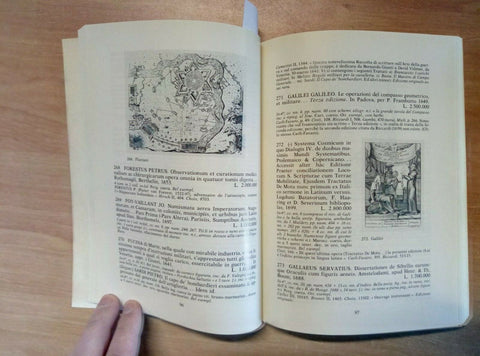 OPERE DI PREGIO SECC. XV XVIII LIBRERIA GONNELLI 1991 (1731) CATALOGO