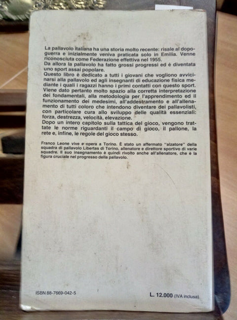 PALLAVOLO - LA TECNICA, ISTRUZIONI 237 FOTOGRAFIE - FRANCO LEONE 1984 MEB (