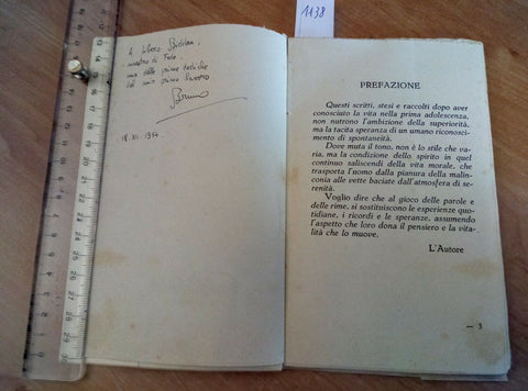 BRUNO DE PADOVA - POESIE DI GIOVENTU' 1954 GASTALDI 1ED. AUTOGRAFATO!!! (