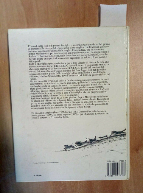 GIOVANNI ARPINO - RAFE' E MICROPIEDE 1988 VALLARDI 1 ED. (735)