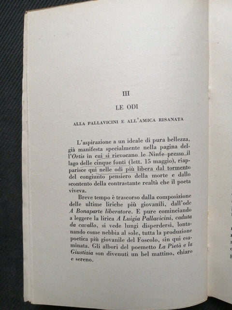 Giuseppe Citanna - La poesia di Ugo Foscolo - 1947 - Laterza - (2792N)