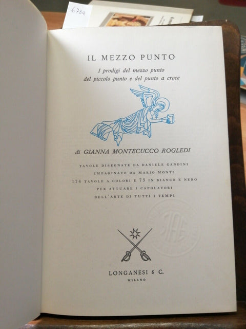 IL MEZZO PUNTO i prodigi del piccolo punto e punto a croce LONGANESI rogledi6704