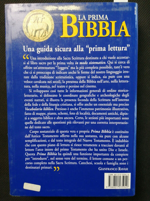 LA PRIMA BIBBIA per la catechesi, la scuola e la famiglia 2002 SAN PAOLO (6