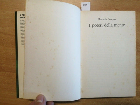 MANUELA POMPAS - I POTERI DELLA MENTE - CDE - 1985 - (4989) TELEPATIA