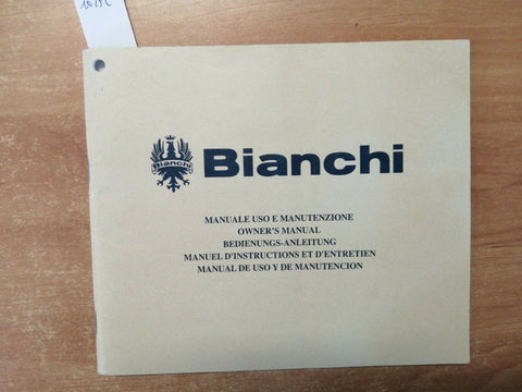 BIANCHI MANUALE USO E MANUTENZIONE - IN 5 LINGUE - CICLISMO BICICLETTA (102