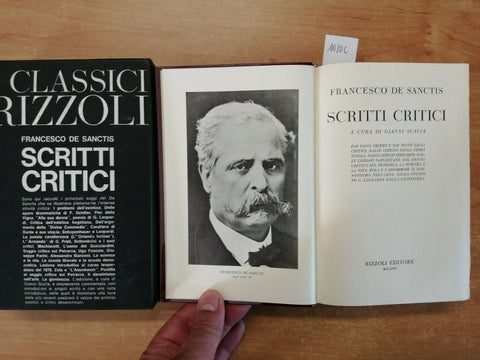 FRANCESCO DE SANCTIS - SCRITTI CRITICI - 1ED. - RIZZOLI - 1966 COFANETTO(1