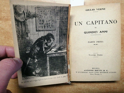 GIULIO VERNE - UN CAPITANO DI QUINDICI ANNI - BIETTI - 4 PARTI COMPLETO (37