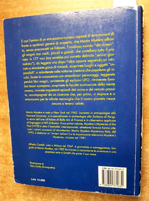 MARTIN MYSTéRE L'enciclopedia dei misteri ALFREDO CASTELLI 1993 MONDADORI