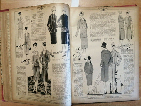 LA MODE PRATIQUE 1927 ANNATA COMPLETA Journal de la Femme et de la Maison (