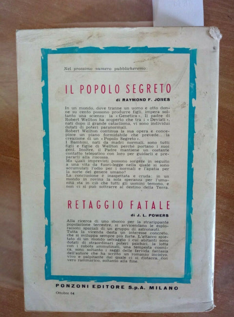 COSMO N 36 SFIDA A GHALANO - SUBDOLO ATTACCO 1961 PONZONI (1634)