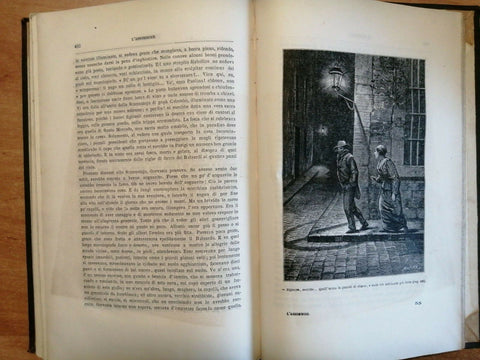 EMILIO ZOLA - L'ASSOMMOIR - 1879 - TREVES - 463 PAGINE - 58 ILLUSTRAZIONI
