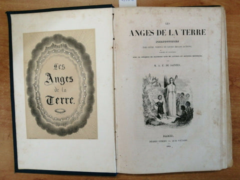 LES ANGES DE LA TERRE PERSONNIFIES PAR LEURS VERTUS 1844 EYMERY(4570o)