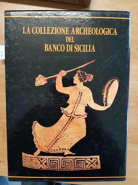 LA COLLEZIONE ARCHEOLOGICA DEL BANCO DI SICILIA 1992 GUIDA 2 VOLL+CUSTODIA(
