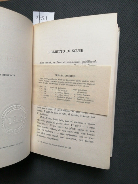 PIERO BARGELLINI - NOVECENTO - VALLECCHI - 1950 - Pian dei Giullari - (2792