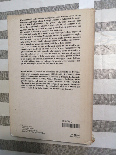 I MOSTRI DEL CIELO Comete Quasar Buchi Neri - Paolo Maffei - Oscar Mondadori7411