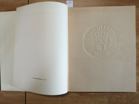 BERNE REINE DES VILLES SUISSES 1939 BUCHLI HEIMAT (6397) BIGLIETTO DED