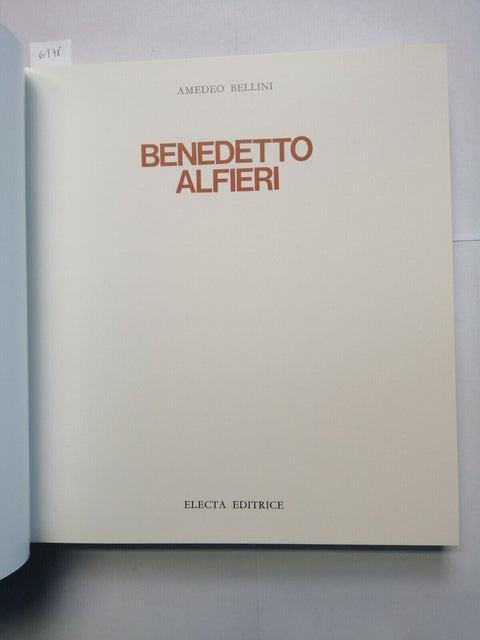 BENEDETTO ALFIERI L'opera completa - Electa 1978 catalogo con cofanetto! (