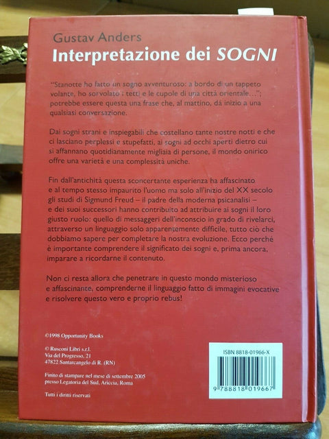 GUSTAV ANDERS - INTERPRETAZIONE DEI SOGNI - KEYBOOK - 2005 - RARO - (4016