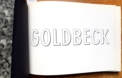 GOLDBECK - catalogue catalogo - 1999 ACTAR Fondazione Galleria Gottardo (21