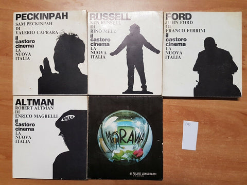 Lotto 5 biografie IL CASTORO: PECKIMPAH, RUSSELL, ALTMAN, FORD, MORAVIA (34