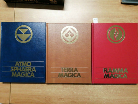 COFANETTO +3 LIBRI: TERRA MAGICA, FLAMMA MAGICA, ATMOSPHAERA - ROLAND WOLF(