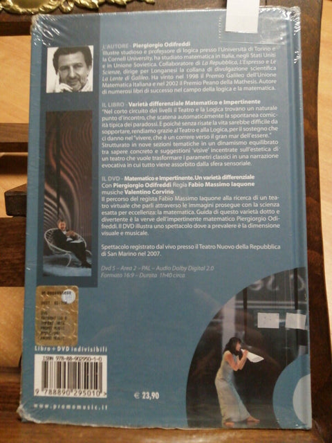 Matematico e impertinente Libro + Dvd - sigillato - Piergiorgio Odifreddi(5