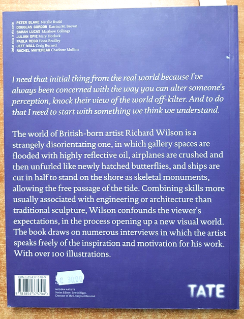 RW RICHARD WILSON - Simon Morrissey - Tate Publishing - 2005 - (4670C)