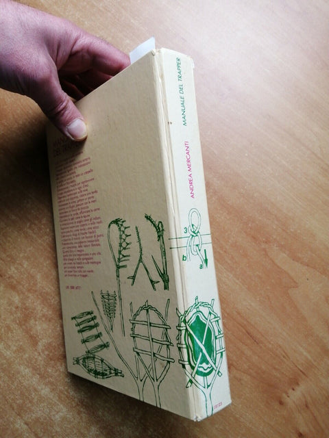 MANUALE DEL TRAPPER - ANDREA MERCANTI - NOVEMBRE 1976 - LONGANESI 824 DISEGNI