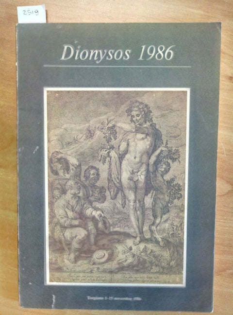 DIONYSOS 1986 - TORGIANO CATALOGO MOSTRE BANCO ASSAGGIO VINI D'ITALIA (251