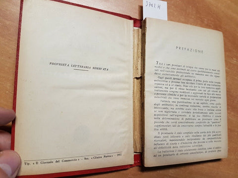 MANUALE DI TERAPIA ANTIBIOTICA PER IL MEDICO PRATICO 1951 CLINICA NUOVA (37
