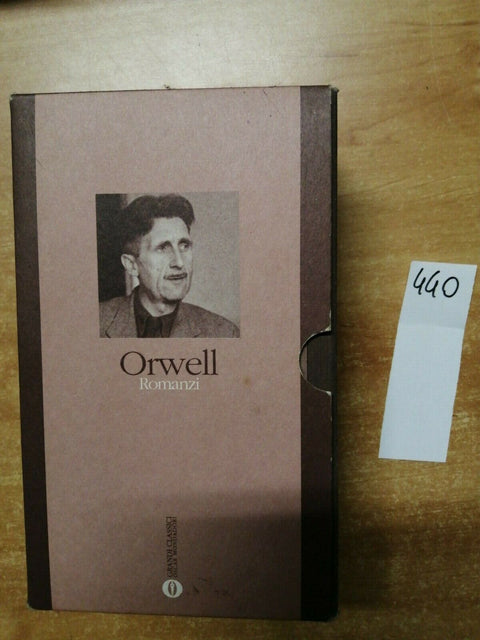 GEORGE ORWELL - ROMANZI 2 VOLUMI + CUSTODIA MONDADORI 1ED. GRANDI CLASSICI