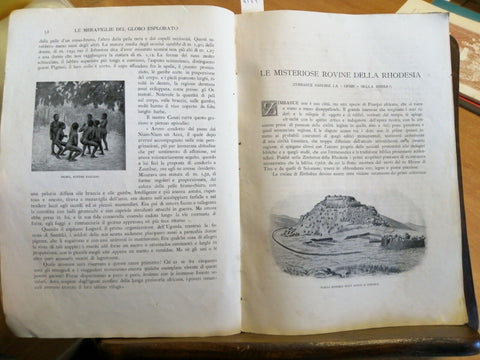 Le Meraviglie del Globo esplorato e le zone ancora sconosciute 1914 Ghisleri4571