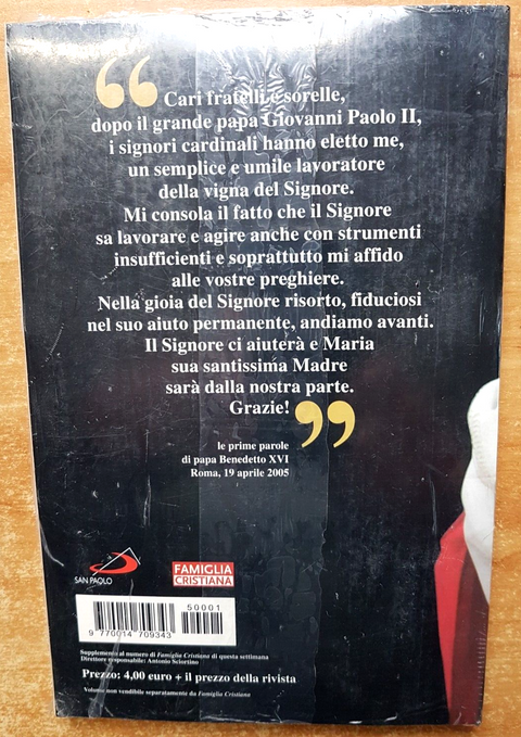 JOSEPH RATZINGER La mia vita - San Paolo Famiglia Cristiana 2005 SIGILLATO(
