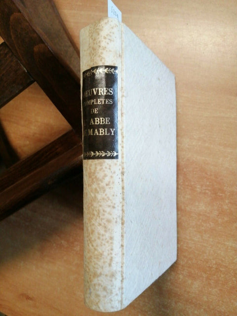 OEUVRES COMPLETES DE L'ABBE' DE MABLY 1793 TOME QUATORZIEME - NISMES (520